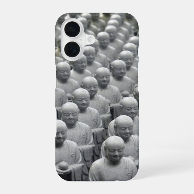 Buddha-Statuen iPhone 16 Hülle (Rückseite)