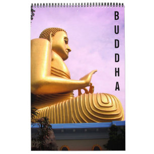 Buddha-Statuen Kalender
