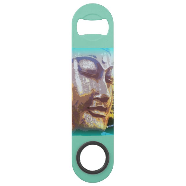 Buddha stellen Grün gegenüber Speed Flaschenöffner (Vorderseite)