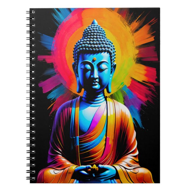 Buddha - Strahlen der Ruhe Notizblock (Vorderseite)