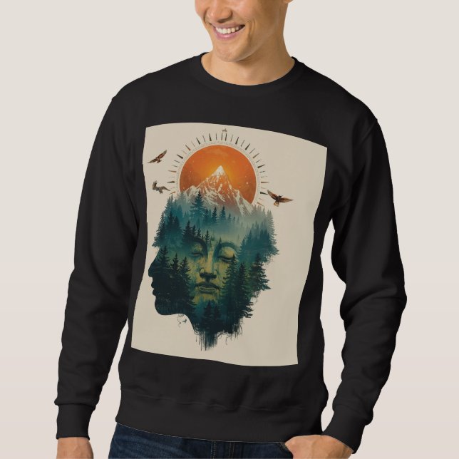 Buddha Sweatshirt (Vorderseite)