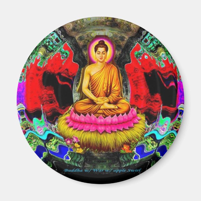 Buddha Swirl - Magnet (Vorne)