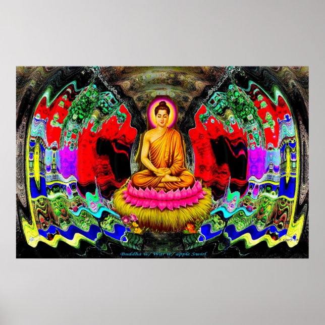 Buddha Swirl - Poster (Vorne)
