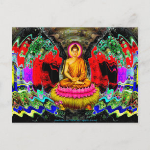 Buddha Swirl - Postkarte