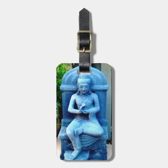 Buddha-Tag Gepäckanhänger (Vorderseite vertikal)