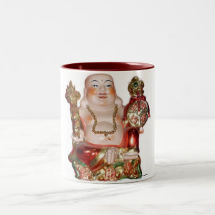 Buddha-Tasse lachen Zweifarbige Tasse