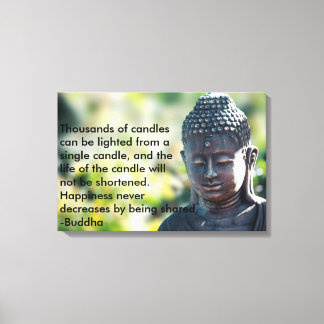 Buddha "Tausende Kerzen" Leinwanddruck