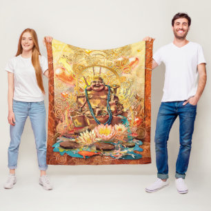 BUDDHA THE ENLIGHTONE FLEECEDECKE