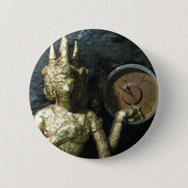 Buddha Time ... Thailand Button (Vorderseite)