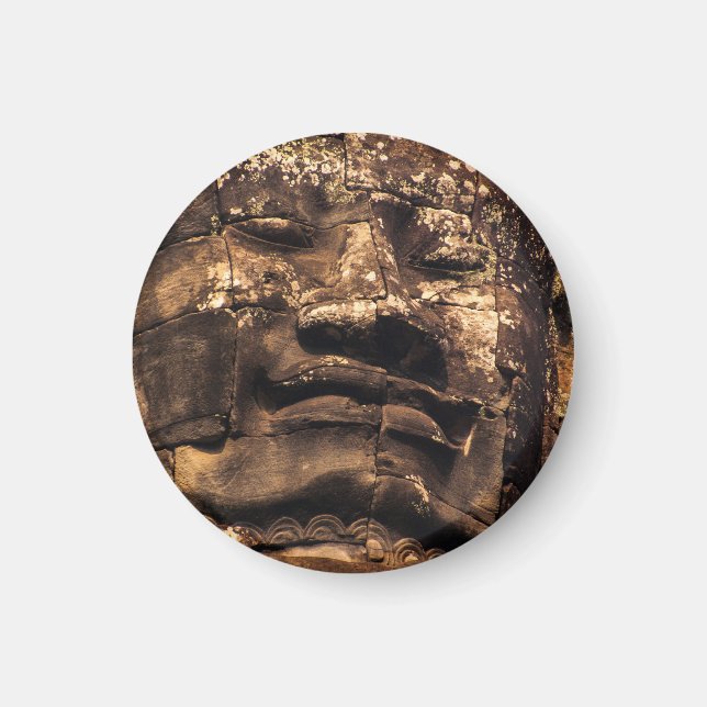 Buddha Totem Angkor Wat Circle Magnet (Vorne)