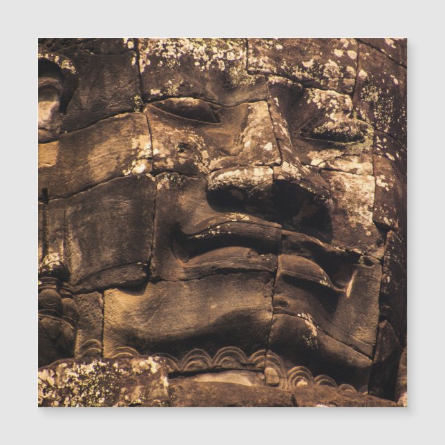 Buddha Totem at Angkor Wat - Magnet Card (Vorderseite)