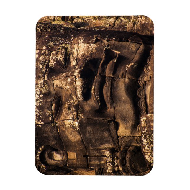 Buddha Totem at Angkor Wat - Magnet Rectangle  (Vertikal)