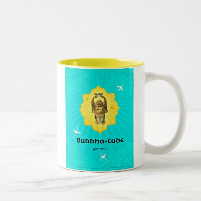 Buddha-tude Zweifarbige Tasse (Rechts)