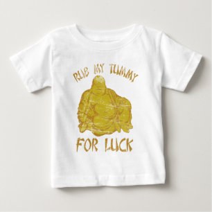Buddha-Unebenheit mein Bauch Baby T-shirt