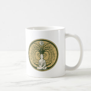 Buddha unter dem Bodhi Baum Tasse