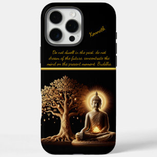 Buddha unter einem leuchtenden Baum iPhone 16 Pro Max Hülle