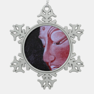Buddha-Verzierung Schneeflocken Zinn-Ornament