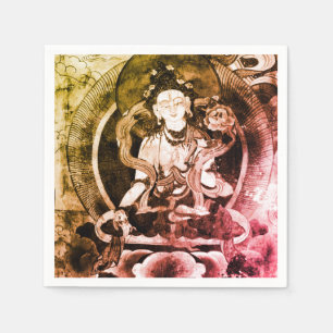 Buddha, Vintag Heruka, Tibet (Party) Serviette
