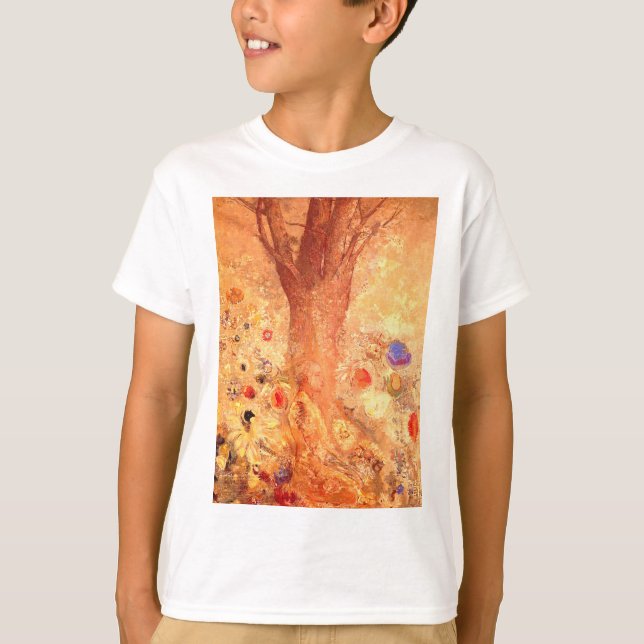 Buddha von Symbolist Painter Odilon Redon T-Shirt (Vorderseite)