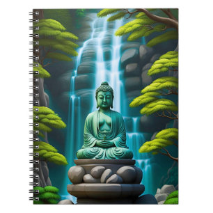 Buddha-Wasserfall Notizblock