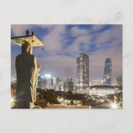 Buddha Watching Seoul Postkarte