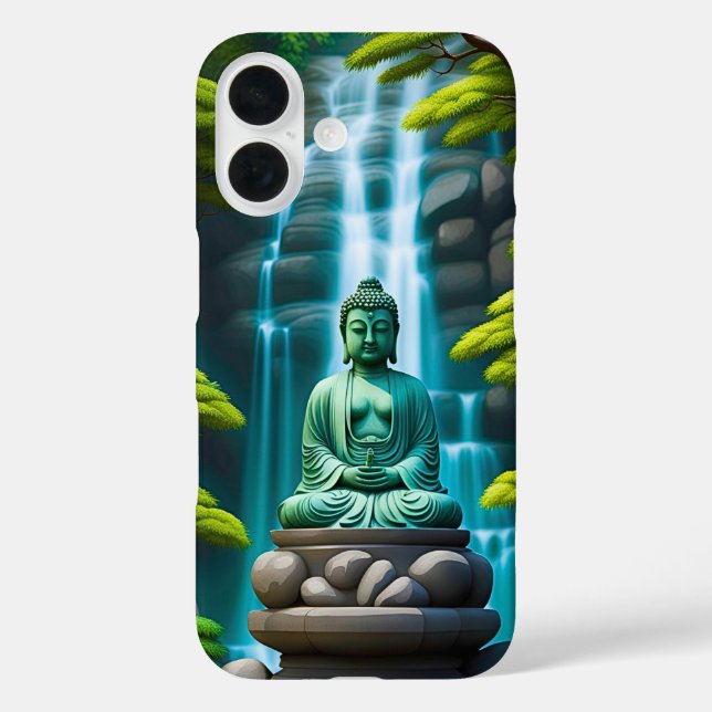 Buddha Waterfall Case-Mate iPhone Hülle (Rückseite)
