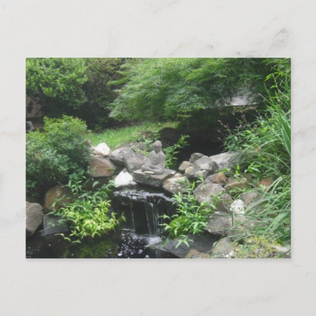 Buddha Waterfall Postkarte (Vorderseite)