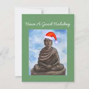 Buddha Weihnachten! Feiertagskarte