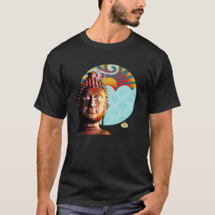 Buddha, Wind- und Wasserhintergrund T-Shirt