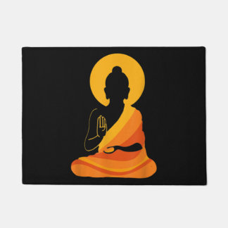 Buddha YingYang Zen Yoga, Relax, Enjoy Life Fußmatte