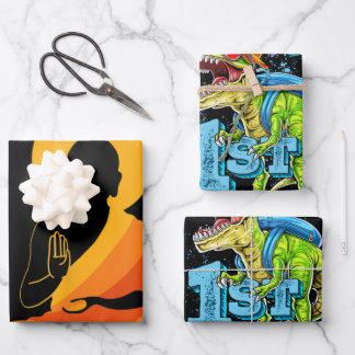 Buddha YingYang Zen Yoga, Relax, Enjoy Life Geschenkpapier Set