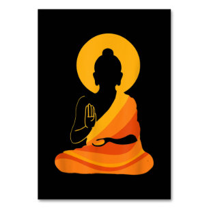 Buddha YingYang Zen Yoga, Relax, Enjoy Life Tischnummer