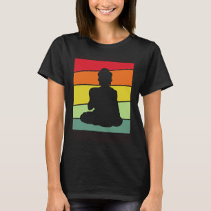 Buddha Yoga Vintage Hinduismus Meditation Weisheit T-Shirt