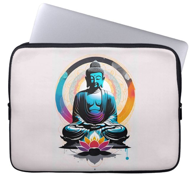 Buddha Zen Art Laptopschutzhülle (Vorderseite)