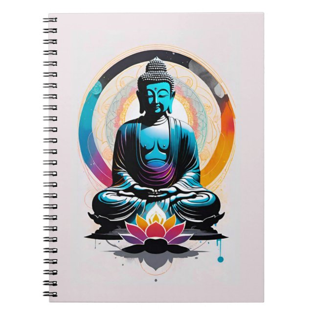 Buddha Zen Art Notizblock (Vorderseite)