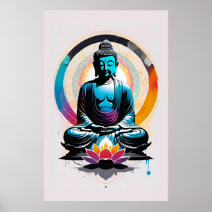 Buddha Zen Art Poster