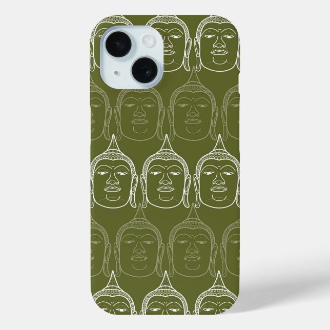 Buddha Zen Art Spirituelles Asian Modern Art Patte Case-Mate iPhone Hülle (Rückseite)