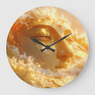 BUDDHA - ZEN-BUDDHISMUS GROßE WANDUHR