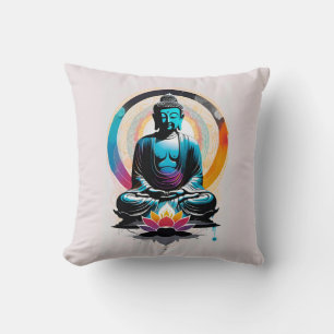 Buddha Zen Kunst Kissen