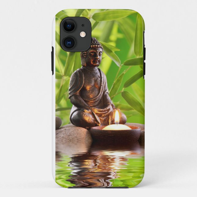 Buddha Zen Ruhe Garten Case-Mate iPhone Hülle (Rückseite)