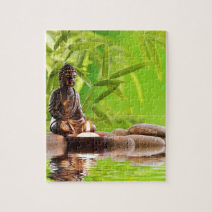 Buddha Zen Ruhe Garten Puzzle
