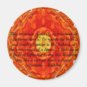 Buddha-Zitat inspirieren motivierend Magnet