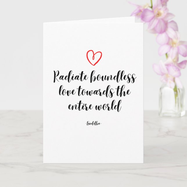 Buddha-Zitat Karte (Orchidee)