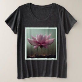 Buddha Zitat: Meinungen 2 Seiten PINK lotus Große Größe T-Shirt