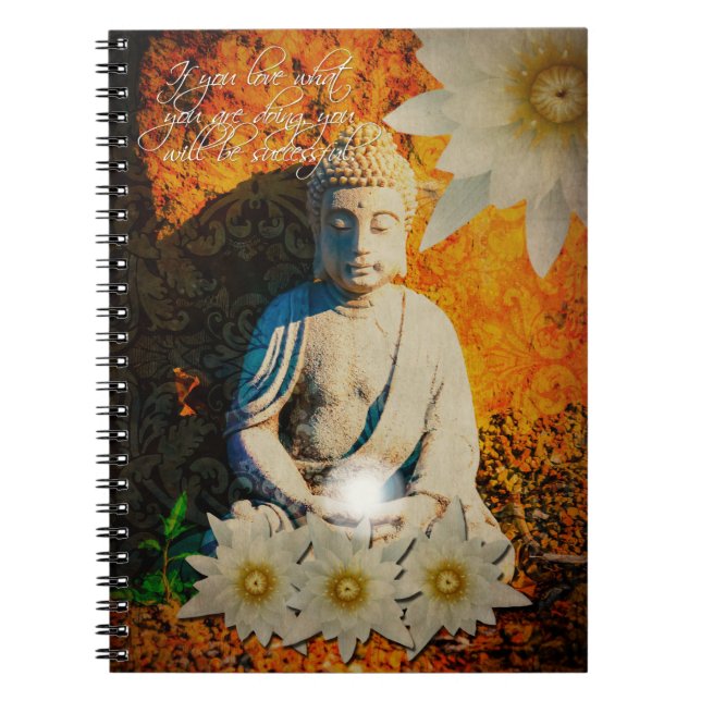 Buddha-Zitat-Notizbuch Notizblock (Vorderseite)