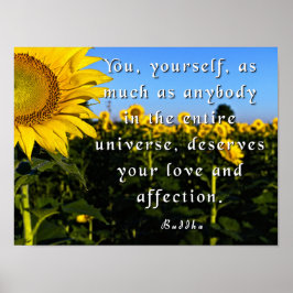 Buddha Zitat Poster