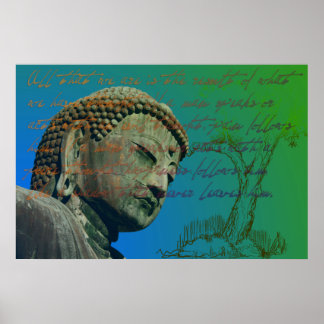 Buddha-Zitat Poster