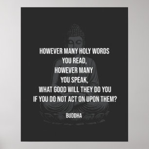 Buddha-Zitat Poster