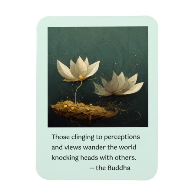 Buddha Zitat über kommentierte Menschen Magnet (Vertikal)