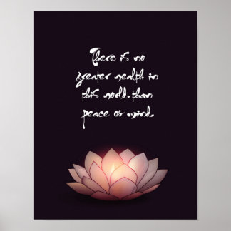 Buddha-Zitate zum Leben Poster